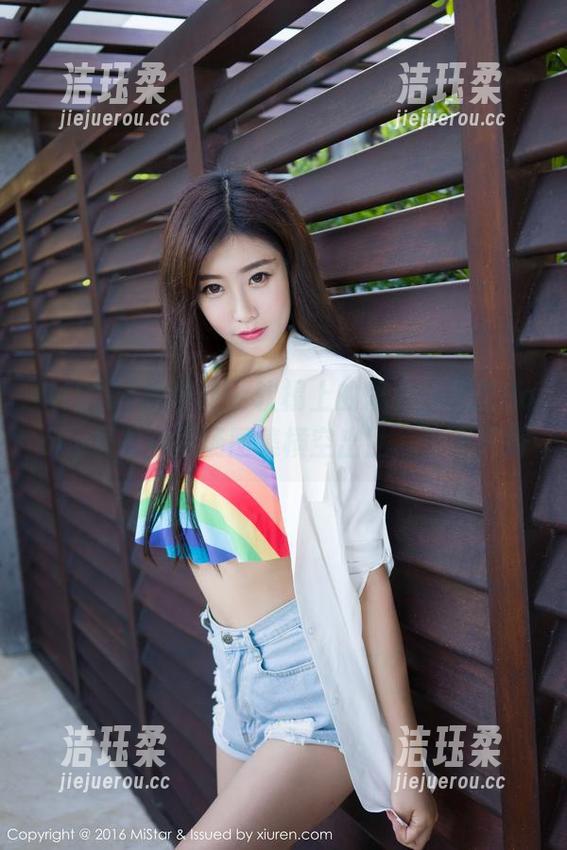 MiStar魅妍社-芝芝Booty MiStar魅妍社 - 软榻上的思考,芝芝Booty居家小剧场图集横空出世,快来下载